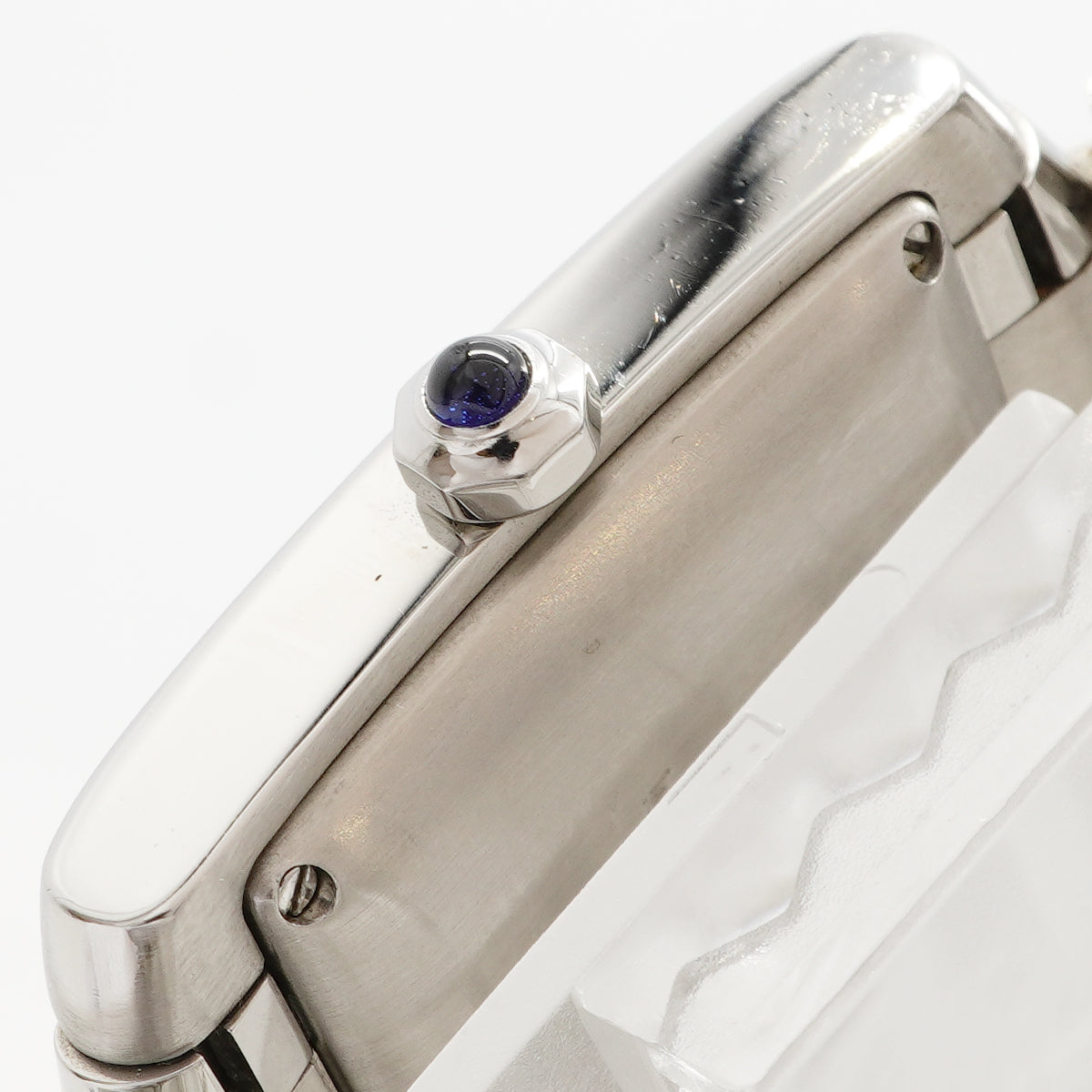 【6wgb0123】カルティエ タンクフランセーズLM W51002Q3 シルバー文字盤【中古】腕時計 メンズ