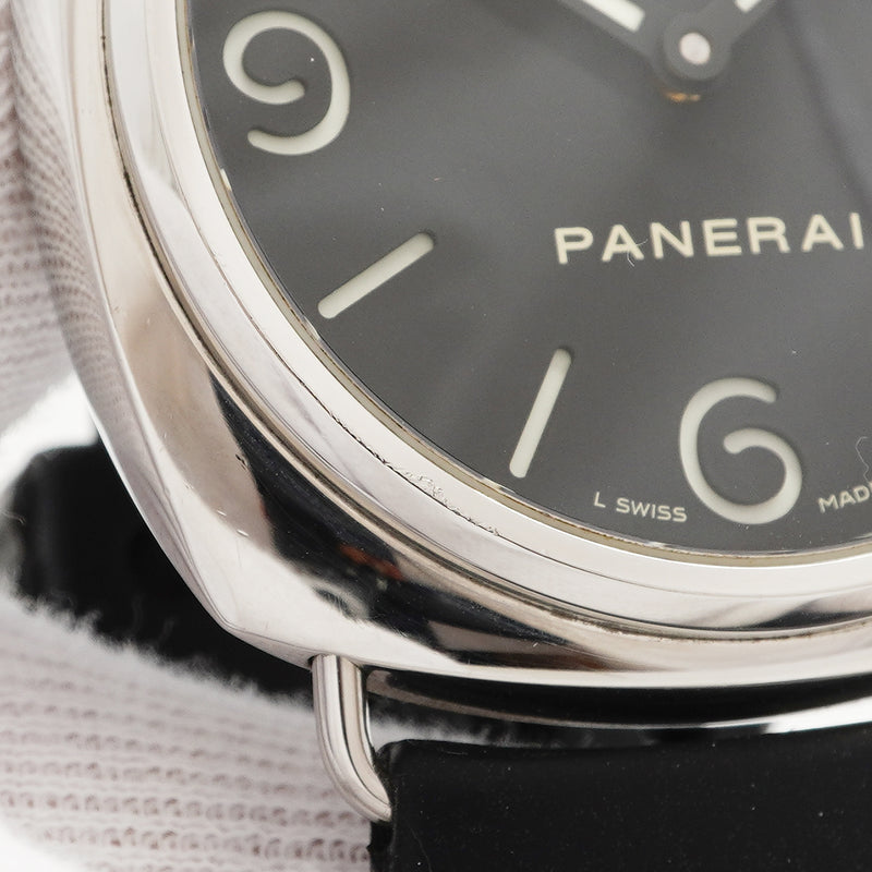 【6wgb0125】オフィチーネパネライ ラジオミール ベース PAM00210 黒文字盤【中古】腕時計 メンズ