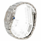 【6wgb0128】カルティエ サントスガルベ SM W20056D6 アイボリー文字盤【中古】腕時計 レディース