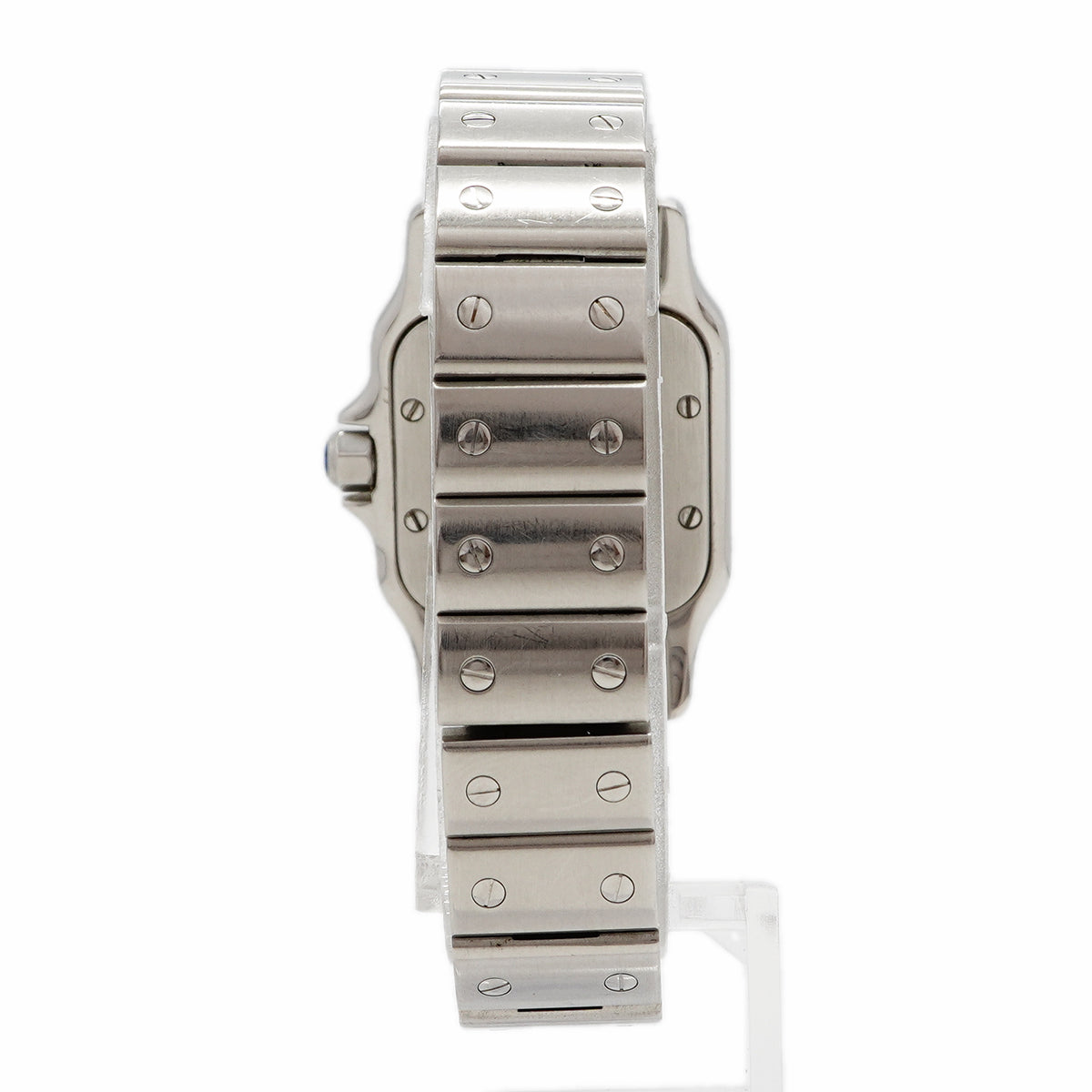 【6wgb0128】カルティエ サントスガルベ SM W20056D6 アイボリー文字盤【中古】腕時計 レディース