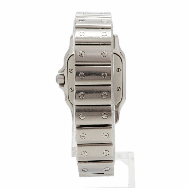 【6wgb0128】カルティエ サントスガルベ SM W20056D6 アイボリー文字盤【中古】腕時計 レディース