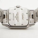 【6wgb0128】カルティエ サントスガルベ SM W20056D6 アイボリー文字盤【中古】腕時計 レディース