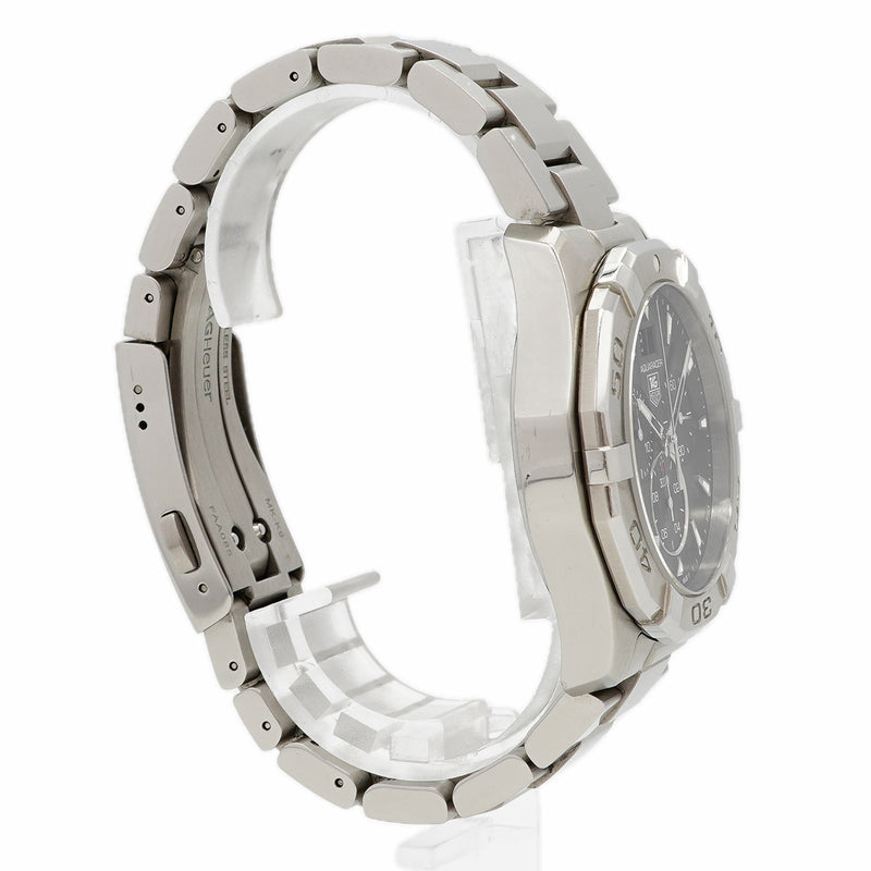 【6wgb0140】タグホイヤー アクアレーサー クロノグラフ CAY1110 黒文字盤【中古】腕時計 メンズ