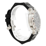 【6wgc0172】ブルガリ ディアゴノ スクーバ GMT SD38SGMT 黒文字盤【中古】腕時計 メンズ