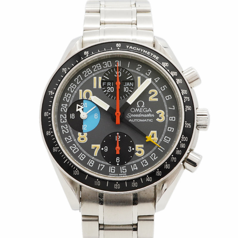 【6wgc0174】オメガ スピードマスター マーク40 AM/PM トリプルカレンダー 3520.53 グレー文字盤【中古】腕時計 メンズ