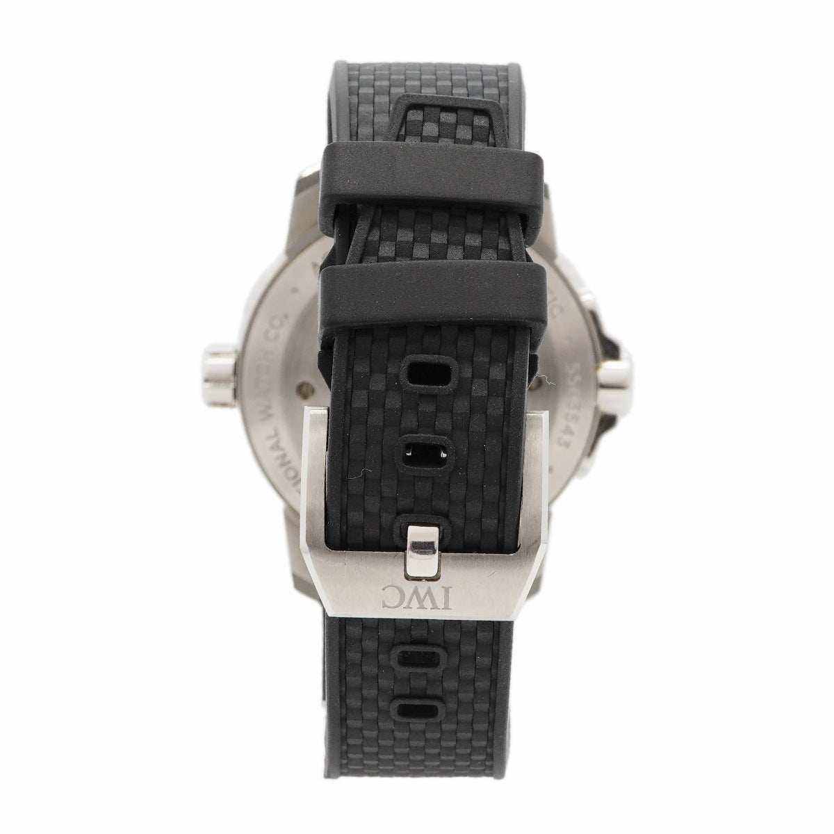 【6wgc0176】IWC アイダブリューシー シャフハウゼン アクアタイマー IW329002 黒文字盤【中古】腕時計 メンズ