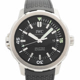【6wgc0176】IWC アイダブリューシー シャフハウゼン アクアタイマー IW329002 黒文字盤【中古】腕時計 メンズ