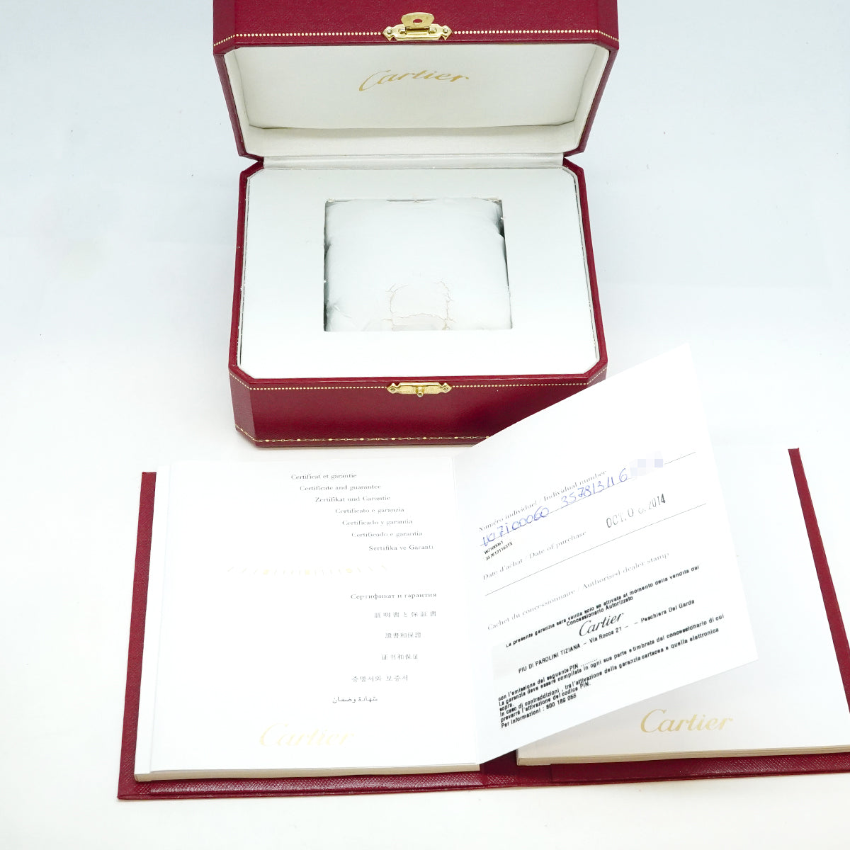 【6wgc0200】カルティエ カリブル クロノグラフ W7100061 黒文字盤【中古】腕時計 メンズ