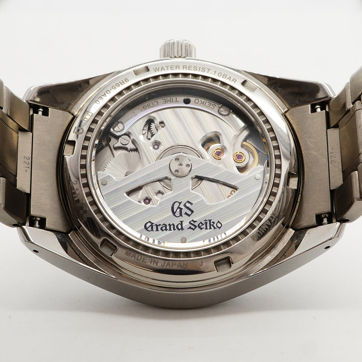【6wgc0203】セイコー グランドセイコー 雪白 SBGA211/9R65-0AE0 白文字盤【中古】腕時計 メンズ