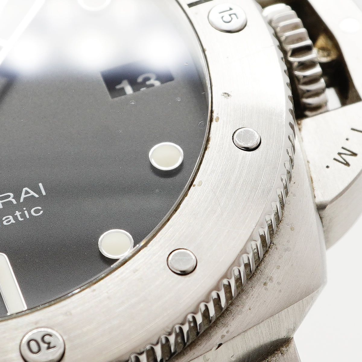 【6wgc0210】オフィチーネパネライ ルミノール サブマーシブル 1950 PAM00682 黒文字盤【中古】腕時計 メンズ