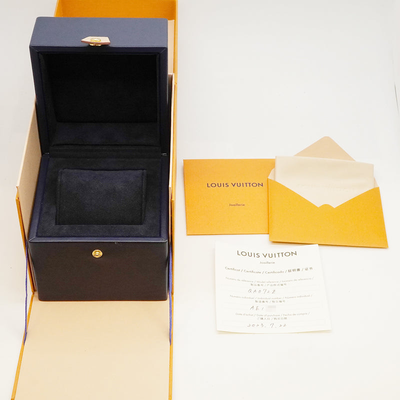 【6wgc0217】ルイヴィトン タンブール モノグラム QA072Z ブラウン文字盤【中古】腕時計 メンズ