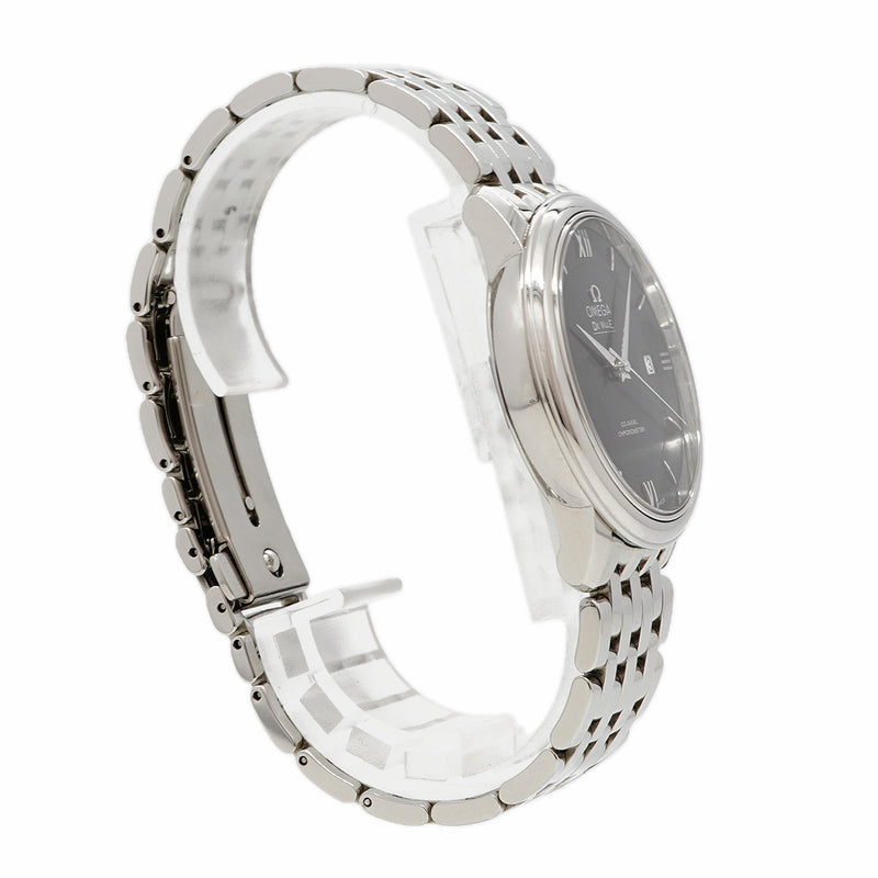【6wgc0221】オメガ デ・ヴィル プレステージ コーアクシャル 424.10.37.20.01.001 黒文字盤【中古】腕時計 メンズ