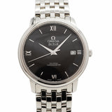【6wgc0221】オメガ デ・ヴィル プレステージ コーアクシャル 424.10.37.20.01.001 黒文字盤【中古】腕時計 メンズ