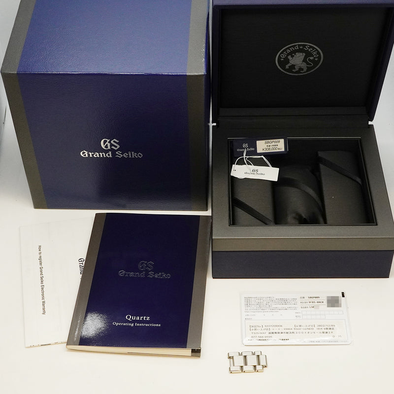 【6wgc0223】セイコー グランドセイコー ヘリテージコレクション SBGP009/9F85-0AC0 シルバー文字盤【中古】腕時計 メンズ