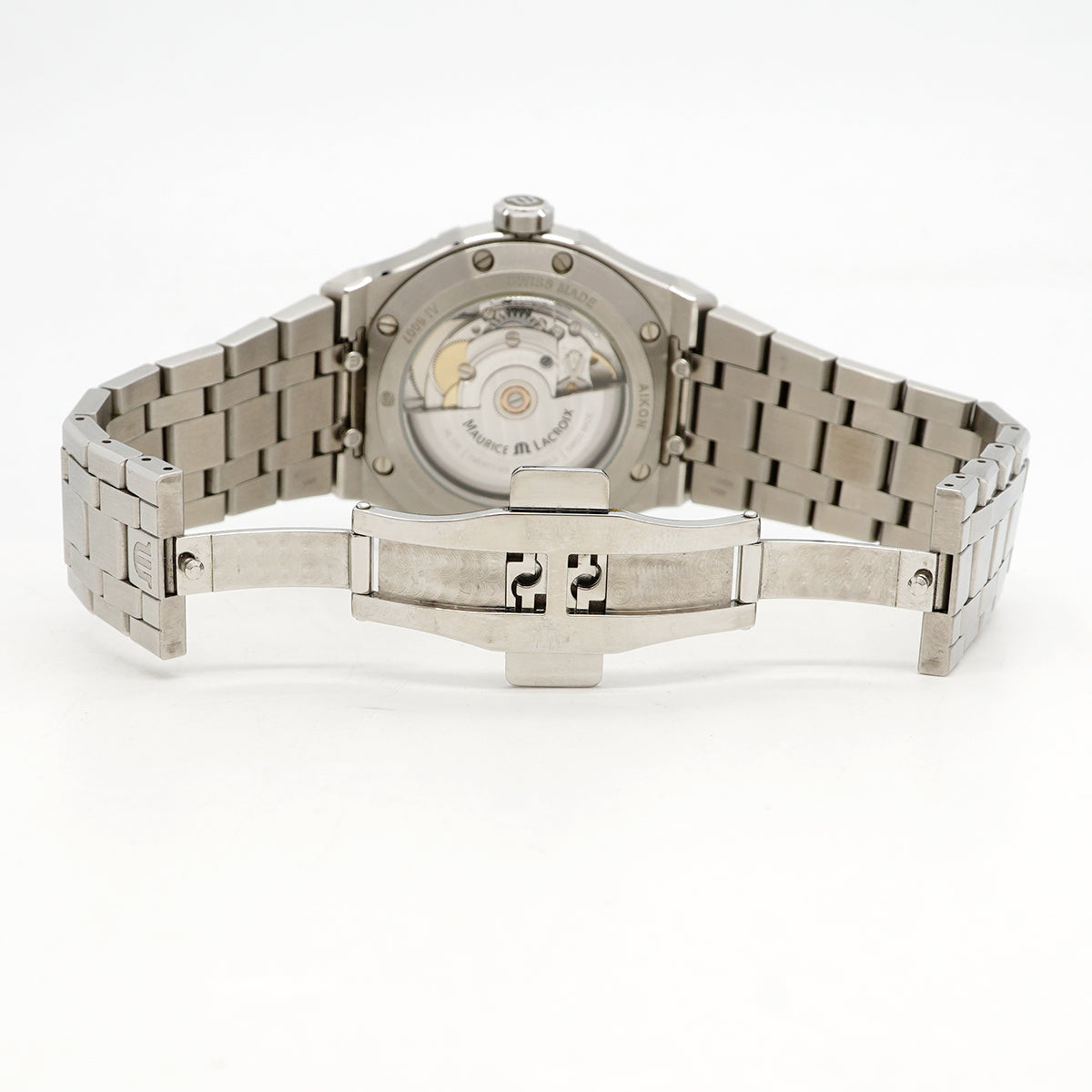 【6wgc0224】モーリス・ラクロア アイコン オートマティック AI6007-SS002-230-1 グレー文字盤【中古】腕時計 メンズ