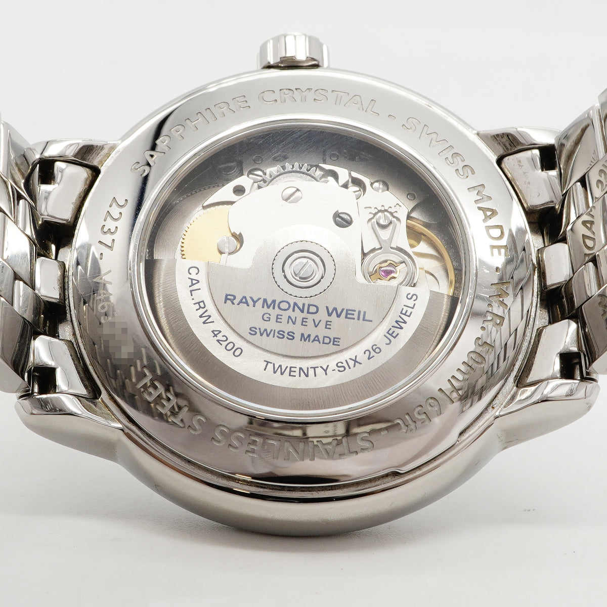 【6wgc0226】レイモンドウェイル マエストロ 2237-ST-65001 シルバー文字盤【中古】腕時計 メンズ