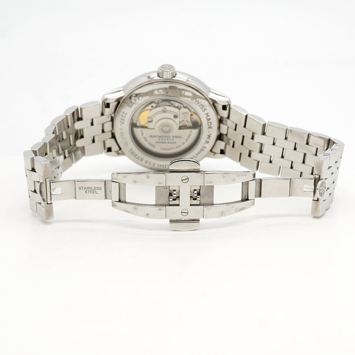 【6wgc0226】レイモンドウェイル マエストロ 2237-ST-65001 シルバー文字盤【中古】腕時計 メンズ
