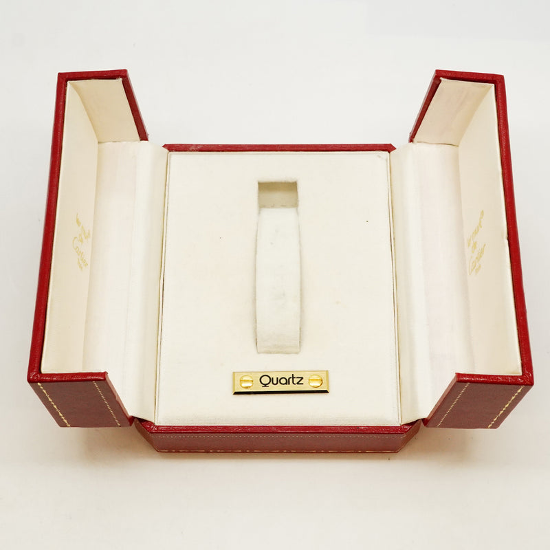 【6wgc0228】カルティエ サントス ヴァンドーム SM 84041488 グレー文字盤【中古】腕時計 レディース