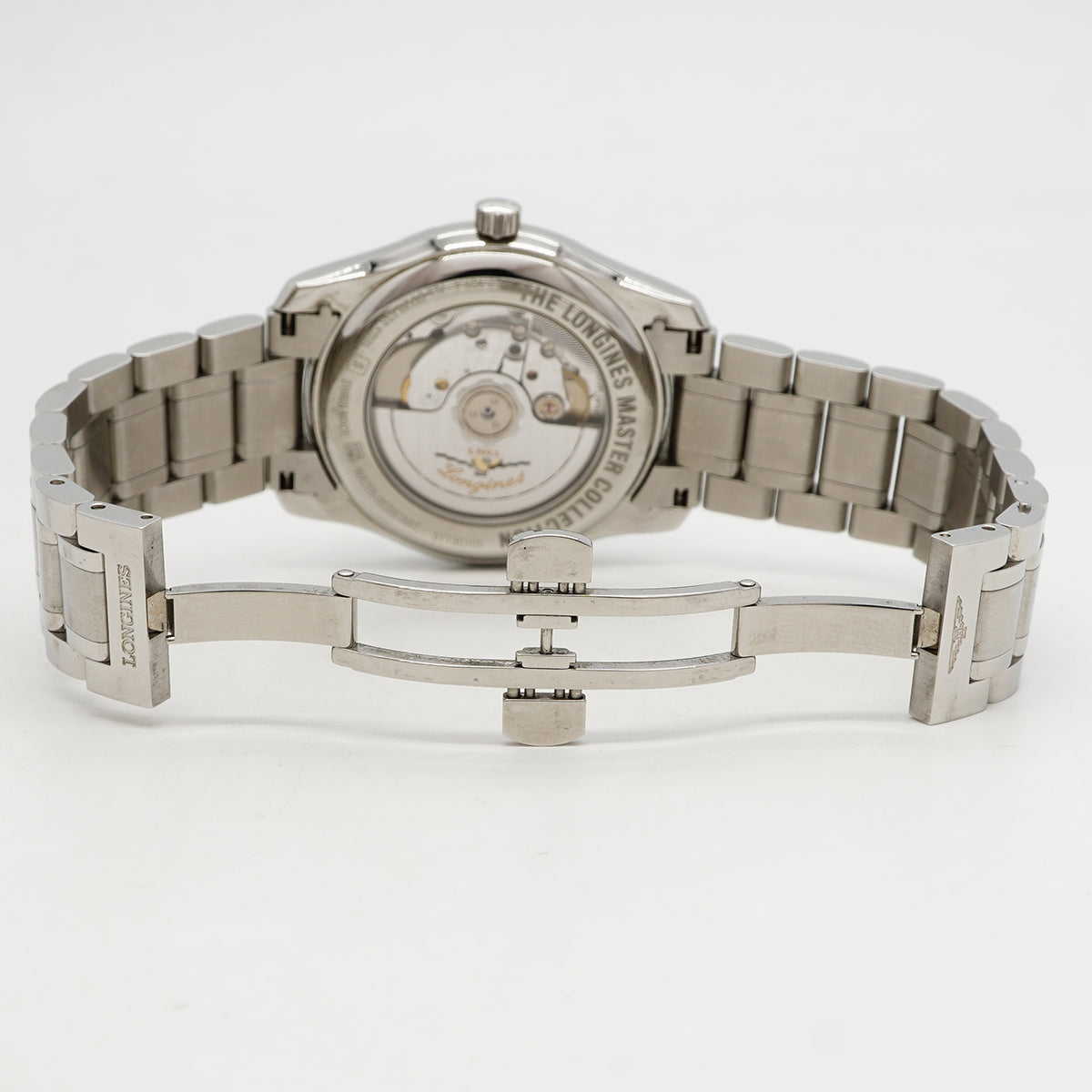 【6wgc0241】ロンジン マスターコレクション ムーンフェイズ L2.909.4 ネイビー文字盤【中古】腕時計 メンズ