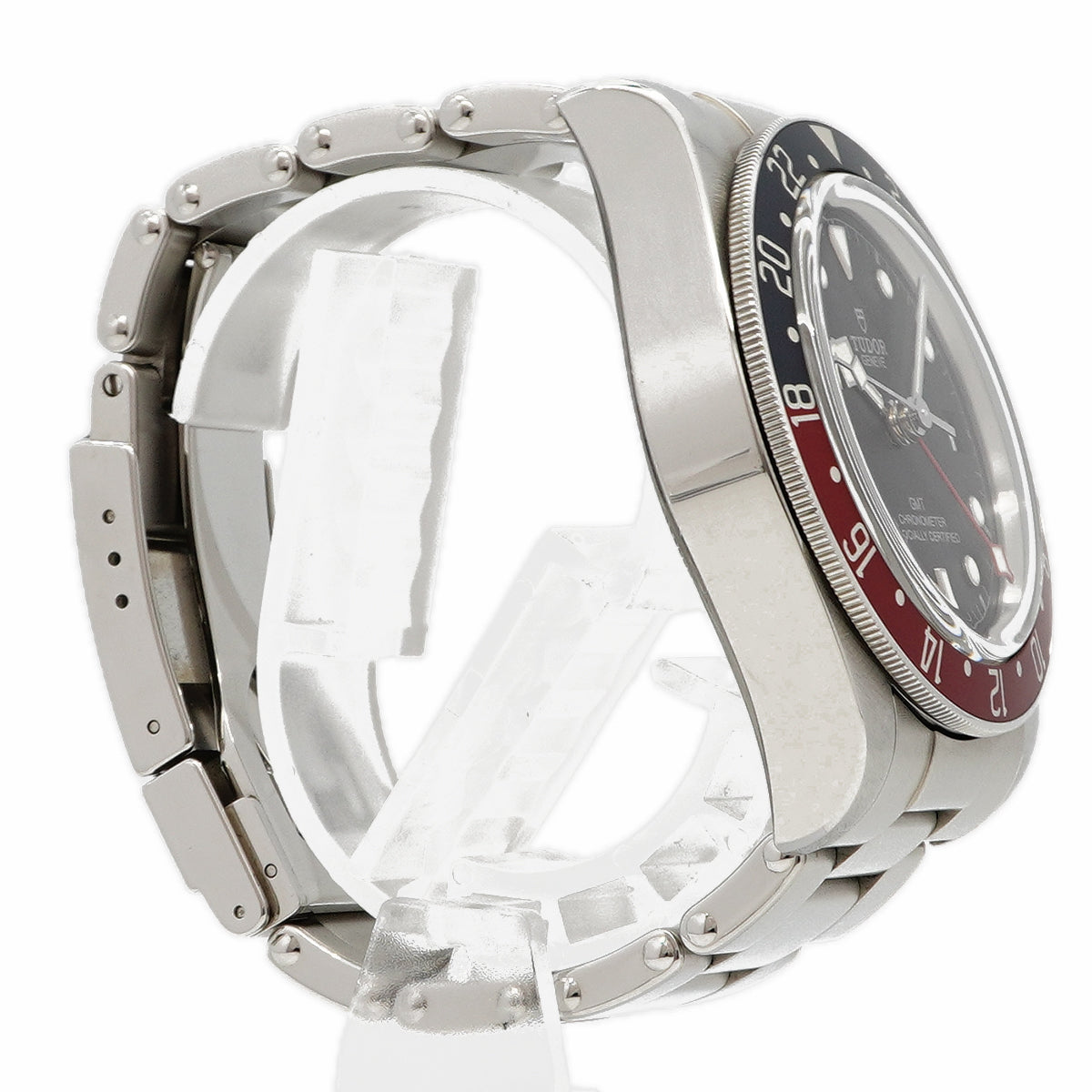 【6wgd0256】チュードル ブラックベイ GMT 79830RB 黒文字盤【中古】腕時計 メンズ