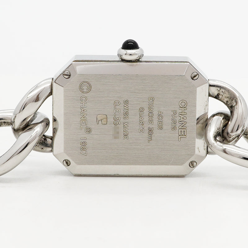 【6wgd0264】シャネル プルミエールS チェーン H0452 黒文字盤【中古】腕時計 レディース