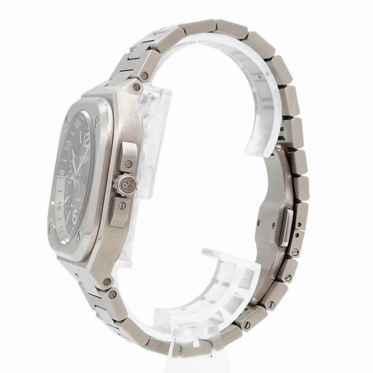 【6wgd0269】ベル&ロス BR05 GMT BR05G-BL-ST/SST 黒文字盤【中古】腕時計 メンズ