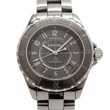 【6wgd0271】シャネル J12 クロマティック H2979 グレー文字盤【中古】腕時計 メンズ