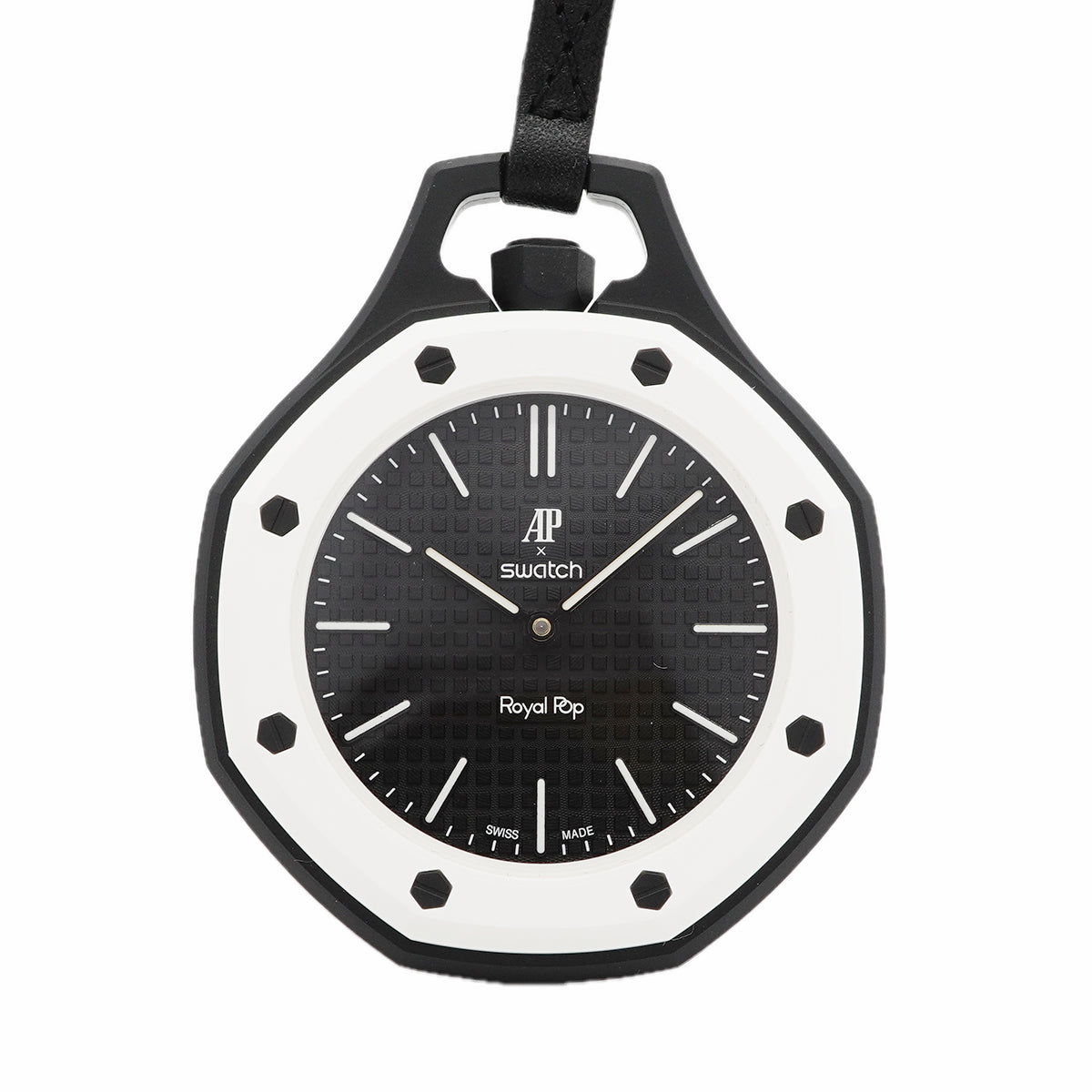【6wgd0279】スウォッチ×オーデマ・ピゲ ロイヤルポップ OCHO NEGRO SSX03W101N 黒文字盤【中古】腕時計 メンズ レディース ユニセックス