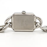 【6wgd0288】シャネル プルミエールL チェーン H0452 黒文字盤【中古】腕時計 レディース