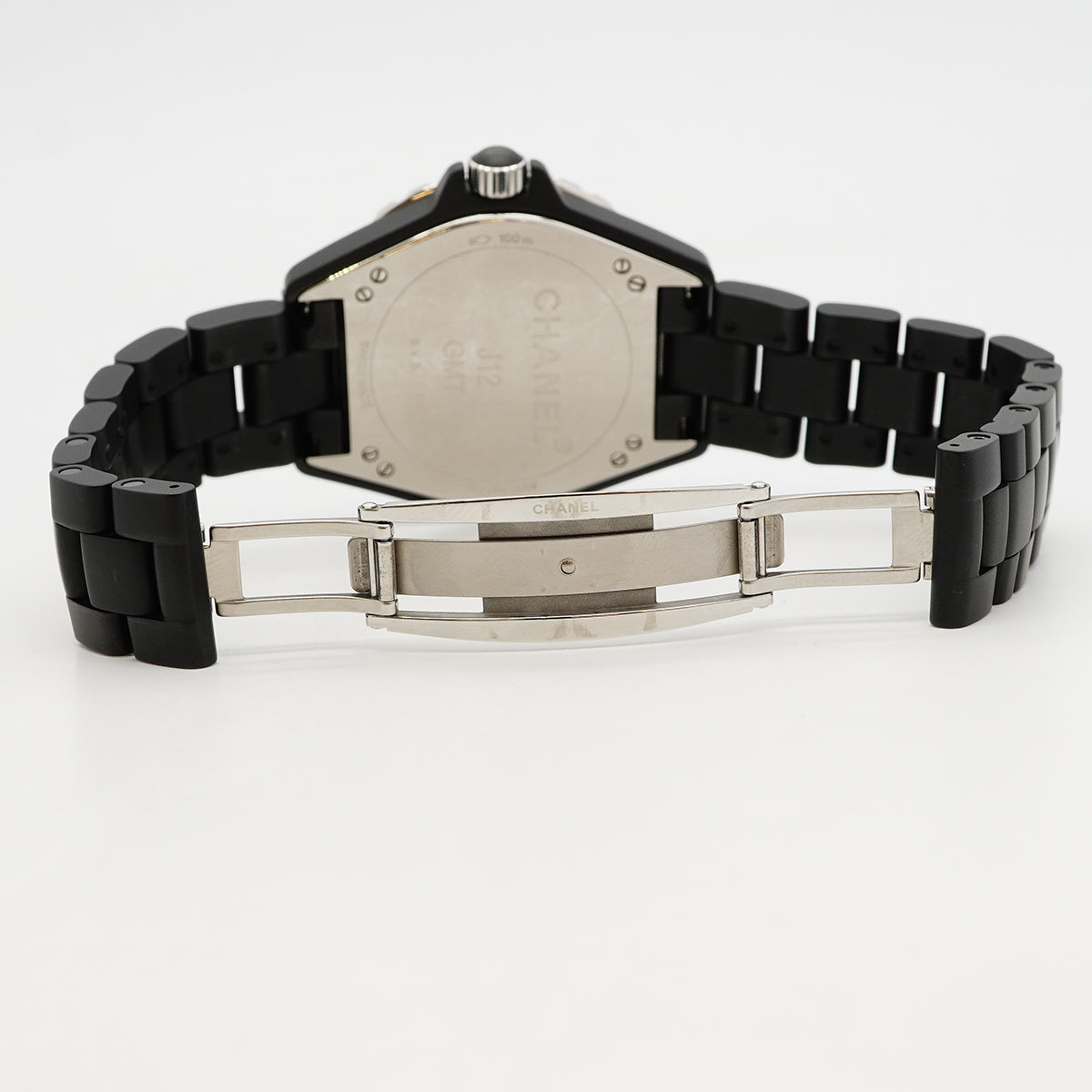 【6wgd0315】シャネル J12 GMT マットブラック H3101 黒文字盤【中古】腕時計 メンズ