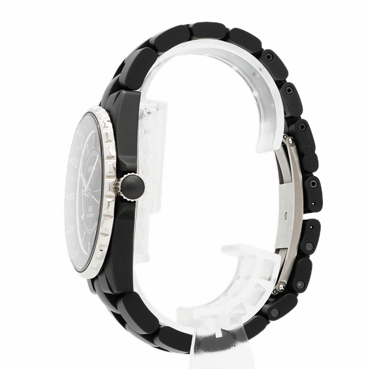 【6wgd0315】シャネル J12 GMT マットブラック H3101 黒文字盤【中古】腕時計 メンズ