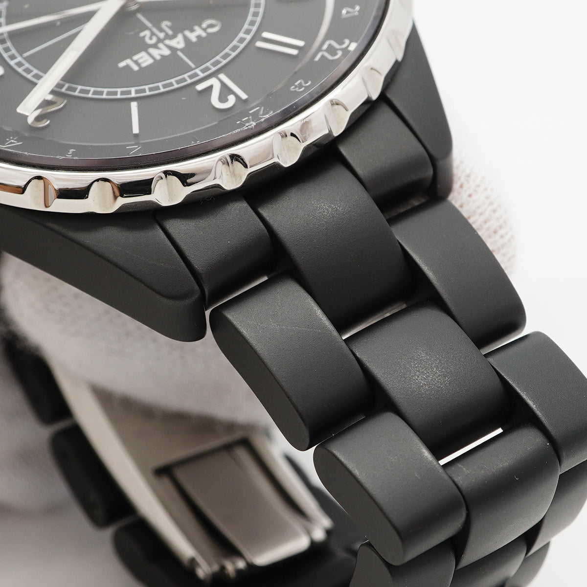 【6wgd0315】シャネル J12 GMT マットブラック H3101 黒文字盤【中古】腕時計 メンズ