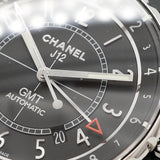 【6wgd0315】シャネル J12 GMT マットブラック H3101 黒文字盤【中古】腕時計 メンズ