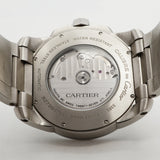 【6wgd0316】カルティエ カリブル W7100015 シルバー文字盤【中古】腕時計 メンズ