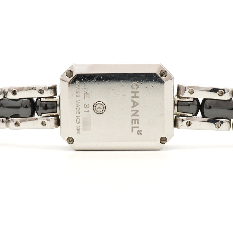【6wgd0334】シャネル プルミエール ダイヤベゼル H2163 黒文字盤【中古】腕時計 レディース