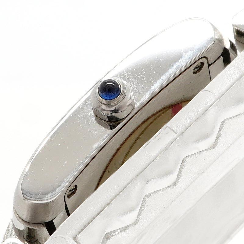 【6wha0018】カルティエ タンクフランセーズSM W51008Q3 アイボリー文字盤【中古】腕時計 レディース