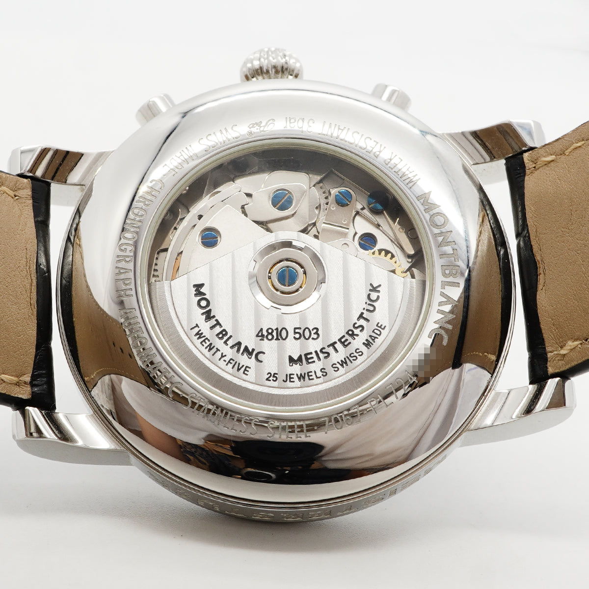 【6wha0055】モンブラン マイスターシュテック GMT 7067 黒文字盤【中古】腕時計 メンズ