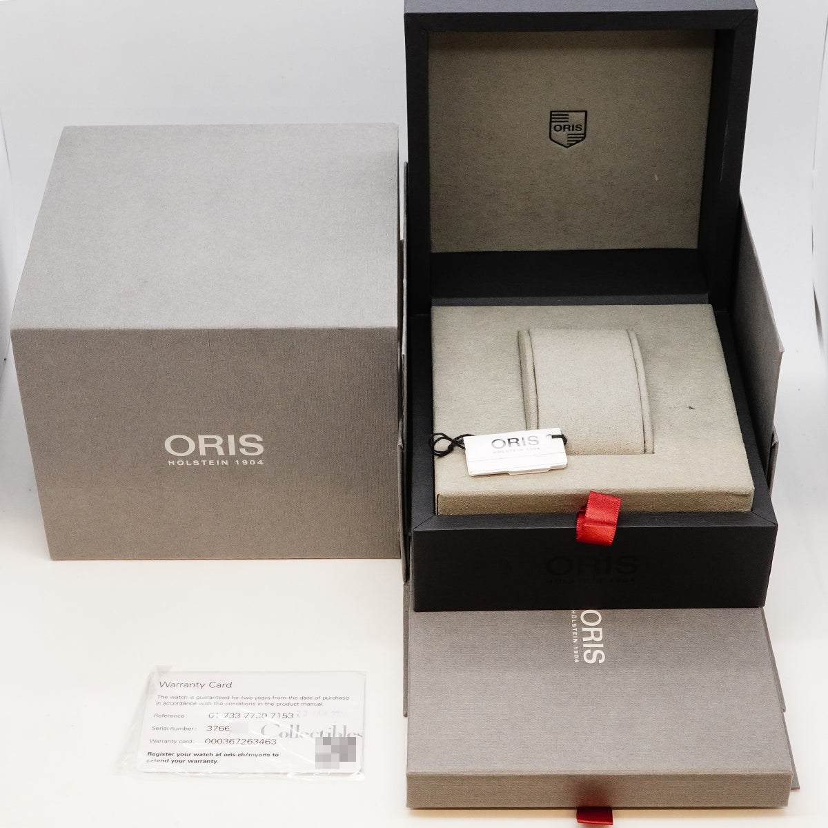 【6wha0057】オリス アクイス デイト オートマティック 01 733 7730 7153 グレー文字盤【中古】腕時計 メンズ