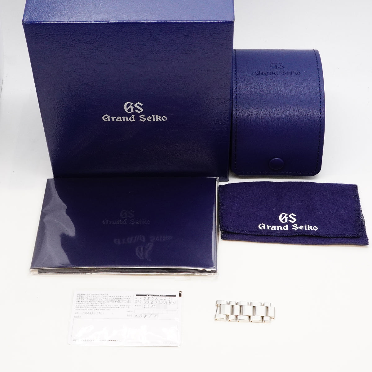 【6wha0061】セイコー グランドセイコー ヘリテージコレクション SBGX265/9F62-0AB0 青文字盤【中古】腕時計 メンズ