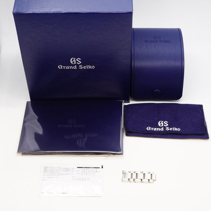 【6wha0061】セイコー グランドセイコー ヘリテージコレクション SBGX265/9F62-0AB0 青文字盤【中古】腕時計 メンズ