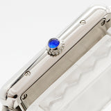 【6wha0065】カルティエ タンクソロLM W5200014 シルバー文字盤【中古】腕時計 メンズ レディース ユニセックス