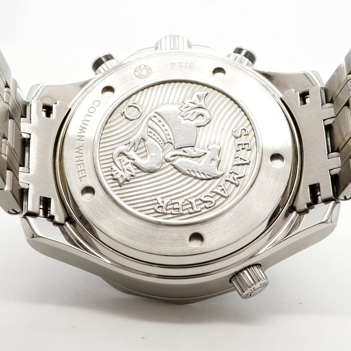 【6wha0068】オメガ シーマスター300 コーアクシャル クロノグラフ 212.30.44.50.01.002 黒文字盤【中古】腕時計 メンズ