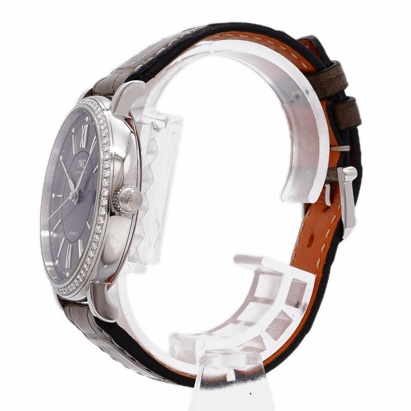 【6wha0070】IWC アイダブリューシー シャフハウゼン ポートフィノ オートマティック 37 ダイヤ IW458104 グレー文字盤【中古】腕時計 メンズ