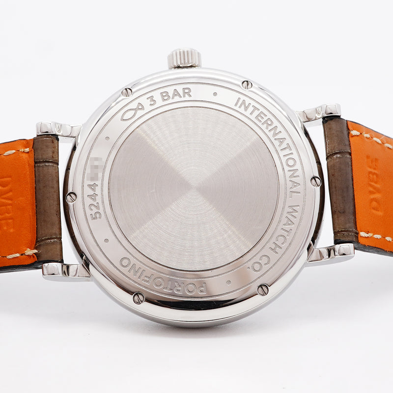 【6wha0070】IWC アイダブリューシー シャフハウゼン ポートフィノ オートマティック 37 ダイヤ IW458104 グレー文字盤【中古】腕時計 メンズ