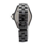 【6whb0092】シャネル J12 ダイヤ Ｈ2571 黒文字盤【中古】腕時計 メンズ
