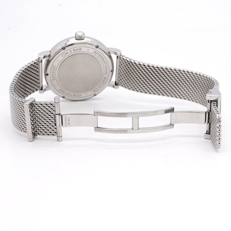【6whb0097】IWC アイダブリューシー シャフハウゼン ポートフィノ37 IW458110 グレー文字盤【中古】腕時計 ボーイズ