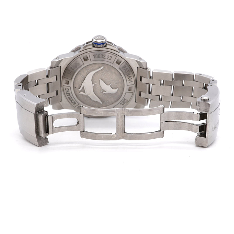 【6whb0100】カール・F・ブヘラ パトラビ スキューバテック 10632.23 青文字盤【中古】腕時計 メンズ