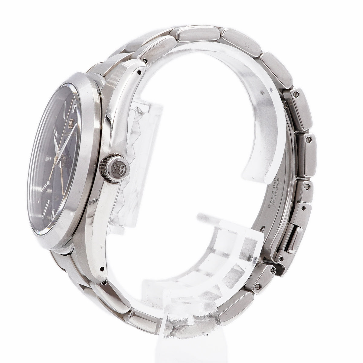 【6whb0101】セイコー グランドセイコー GMT 50周年記念 SBGN009/9F86-0AD0 ネイビー文字盤【中古】腕時計 メンズ