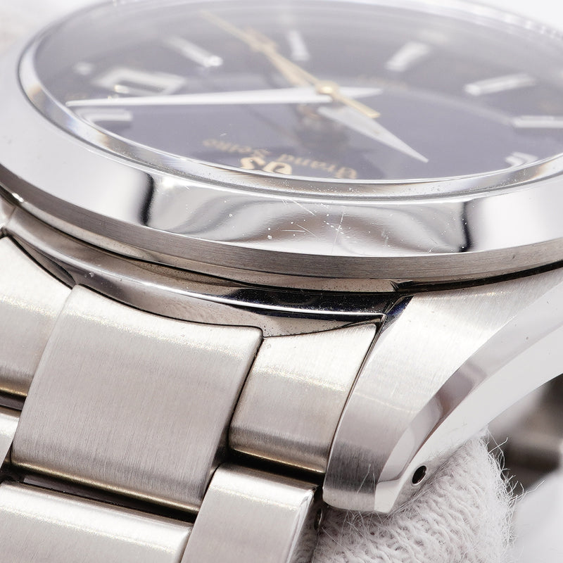 【6whb0101】セイコー グランドセイコー GMT 50周年記念 SBGN009/9F86-0AD0 ネイビー文字盤【中古】腕時計 メンズ