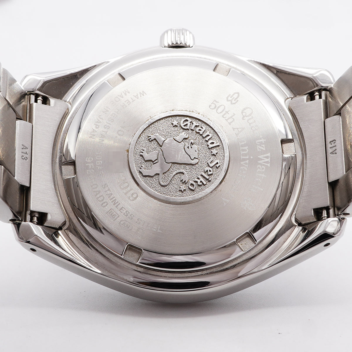 【6whb0101】セイコー グランドセイコー GMT 50周年記念 SBGN009/9F86-0AD0 ネイビー文字盤【中古】腕時計 メンズ